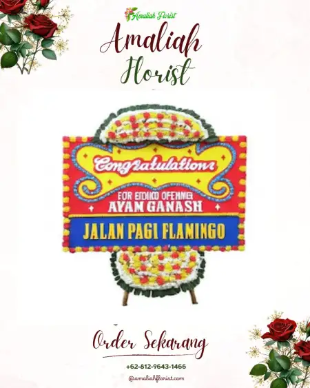 Sewa Papan Bunga Badak